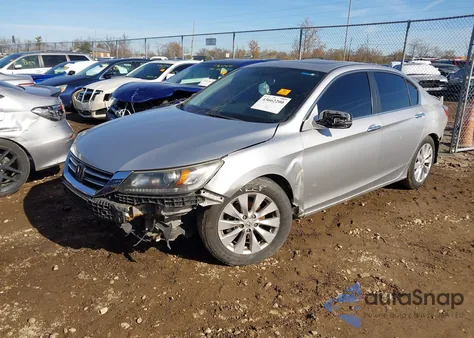 2014 Honda Accord Ex z USA, uszkodzony, nr VIN 1HGCR2F75EA101458